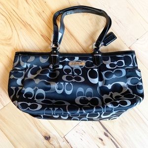 NWT Coach Metallic Signature Tote